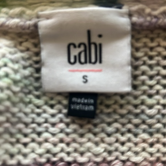Cabi Multi-Colored Pastel Cardigan style #4277 size small excellent like new - Picture 3 of 3
